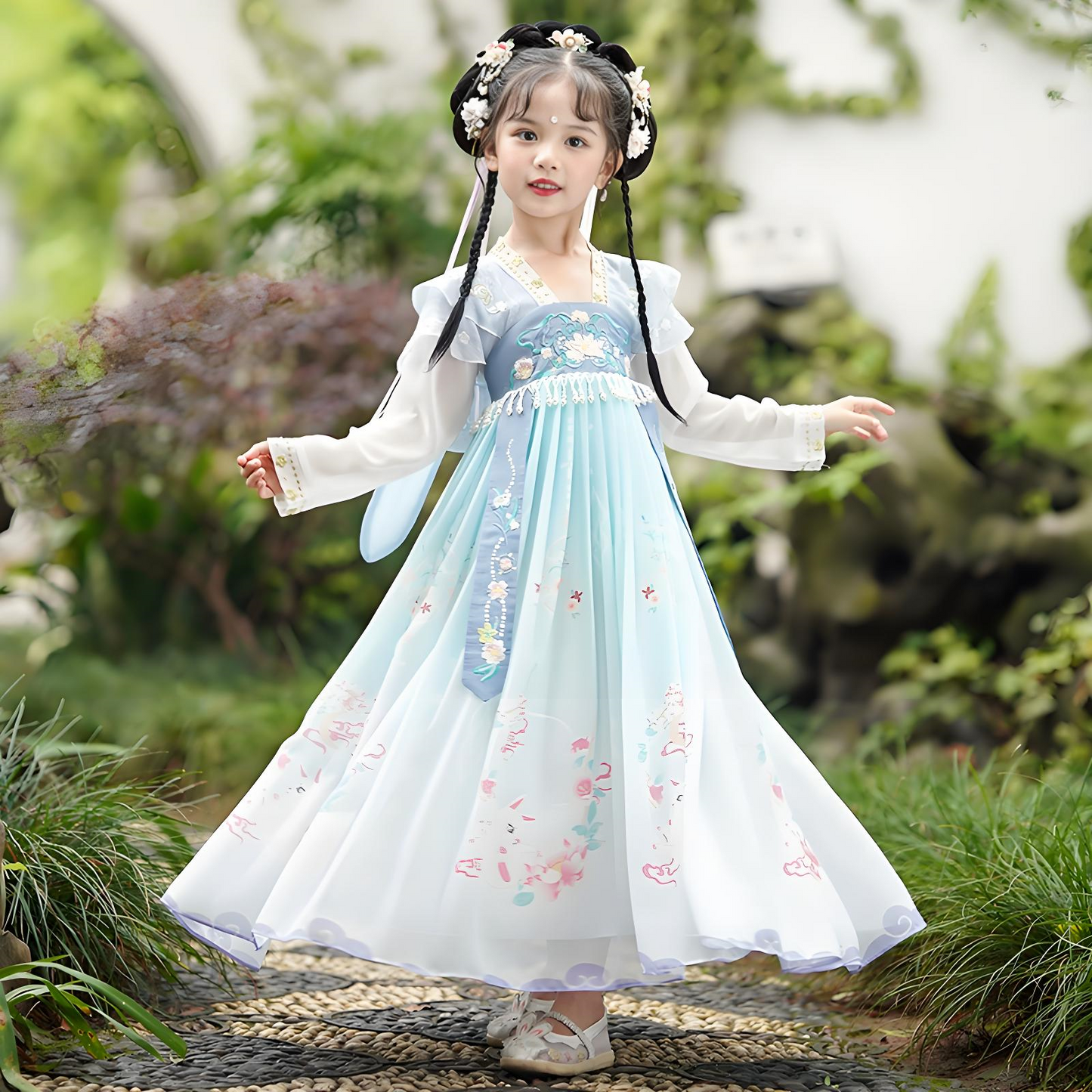 Children's Blue Hanfu