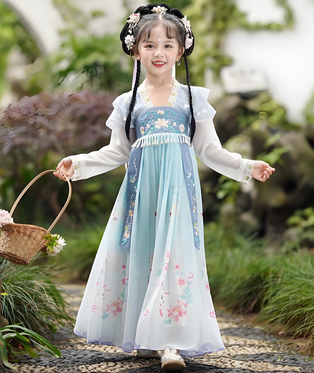Children's Blue Hanfu