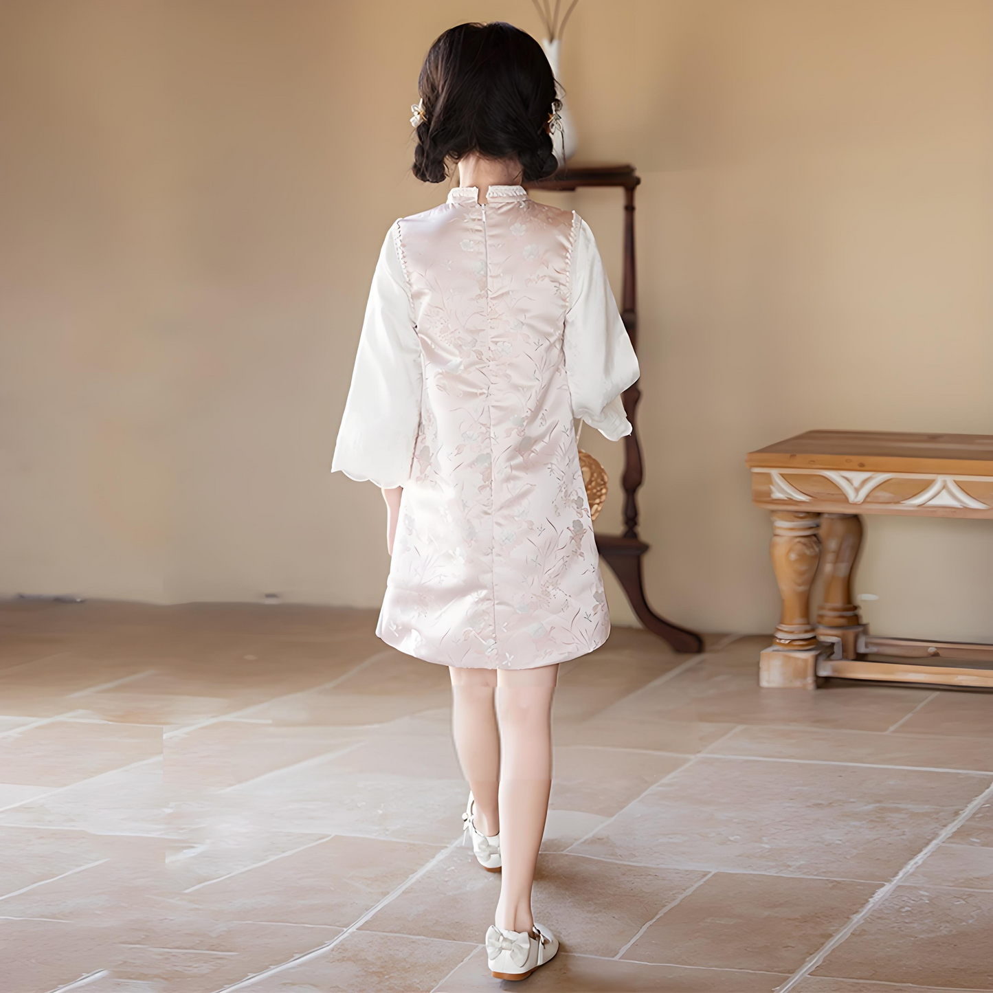 Children's Pink Cheongsam