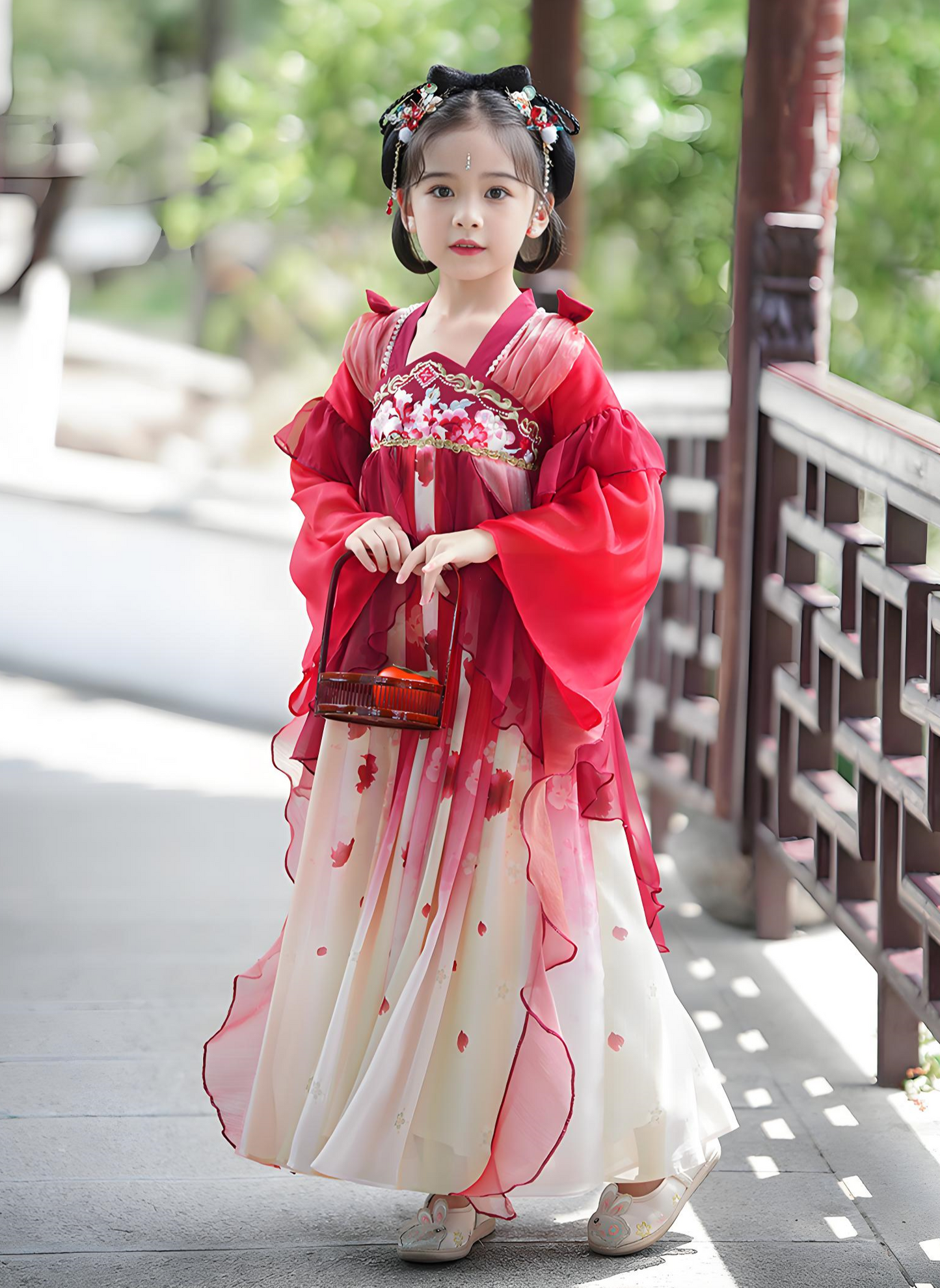 Children's Red Hanfu