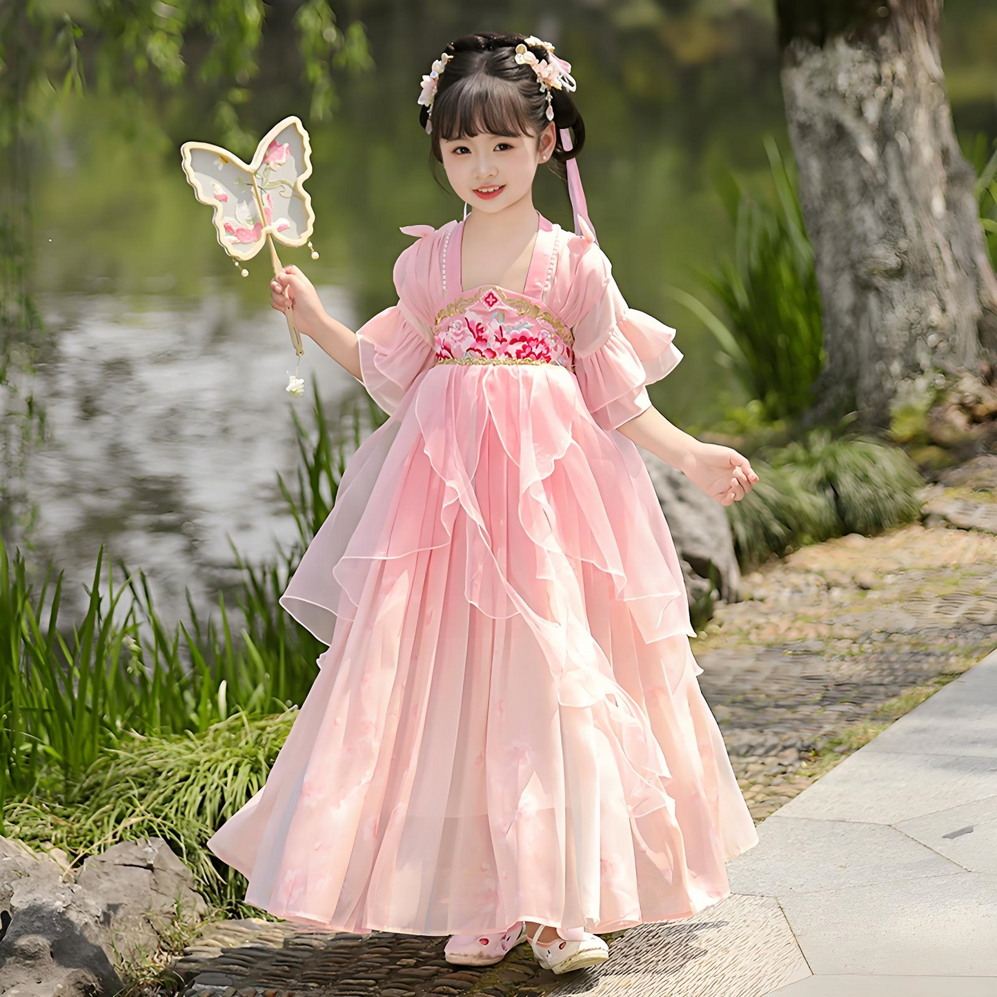 Children's Red Hanfu