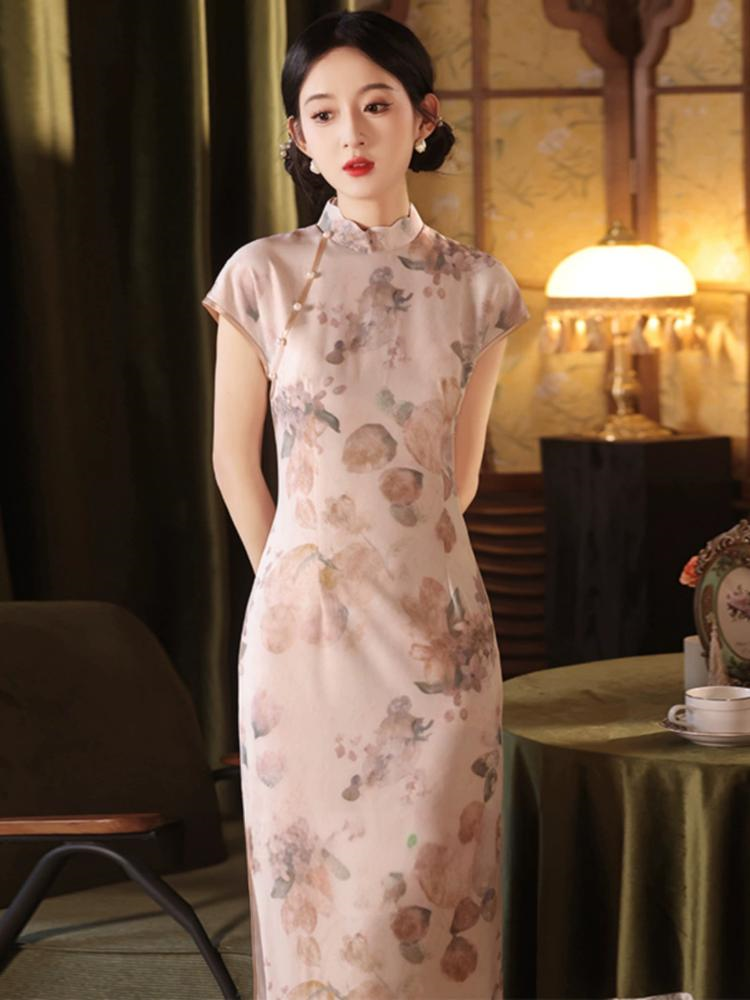 New Chinese Style Slim Fit Summer Qipao