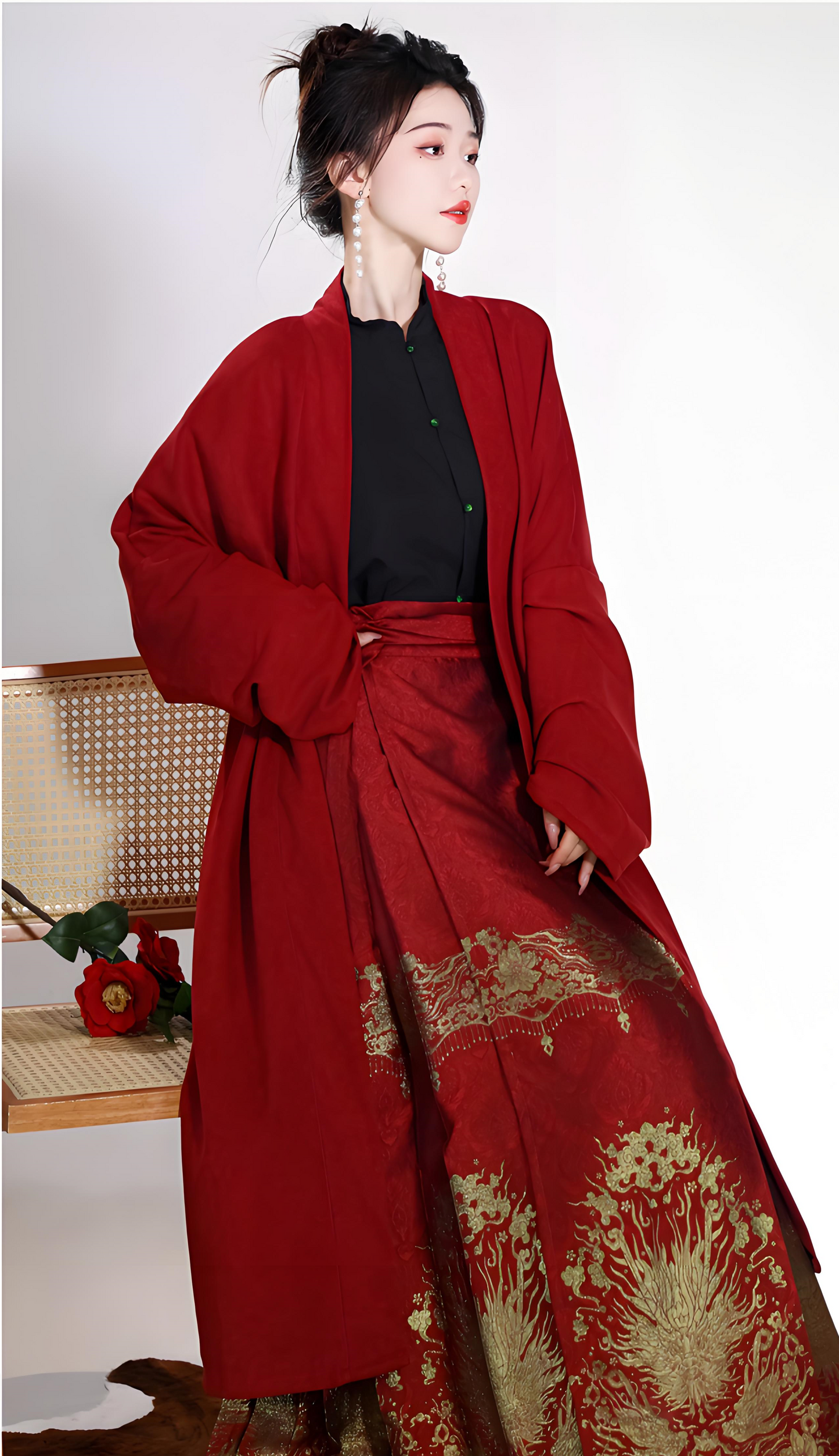 Red Horse Face Skirt