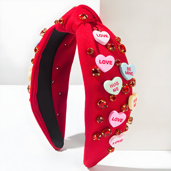 Valentine's Day letter headband