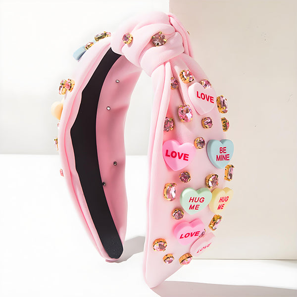 Valentine's Day letter headband