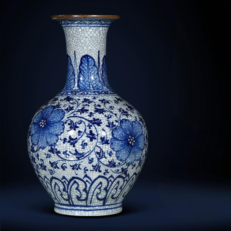 blue and white porcelain vase