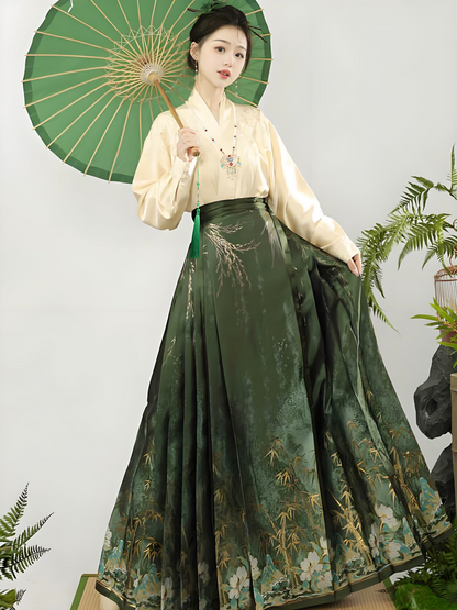 Green Horse Face Skirt
