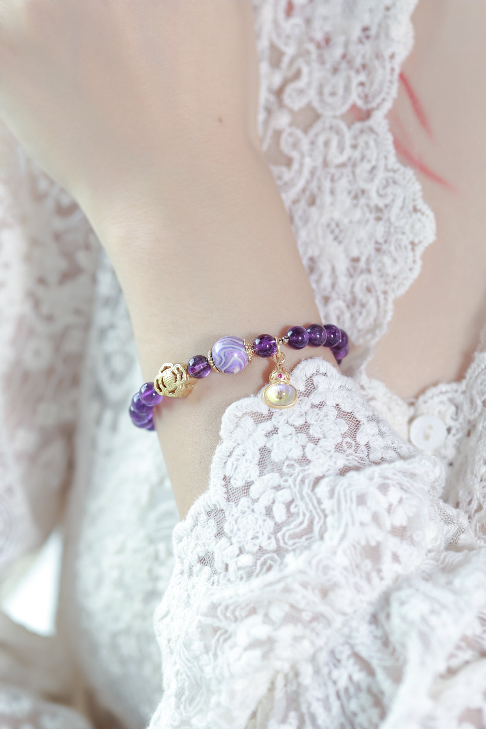 Amethyst bracelet