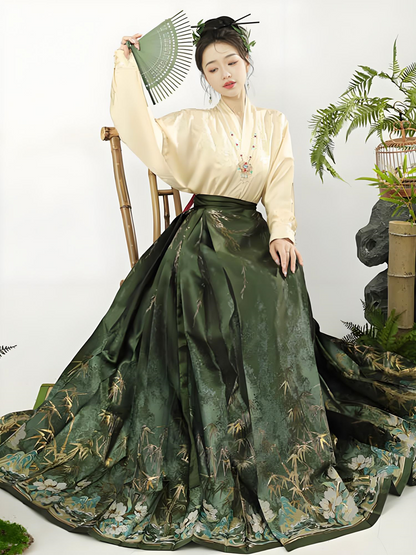 Green Horse Face Skirt