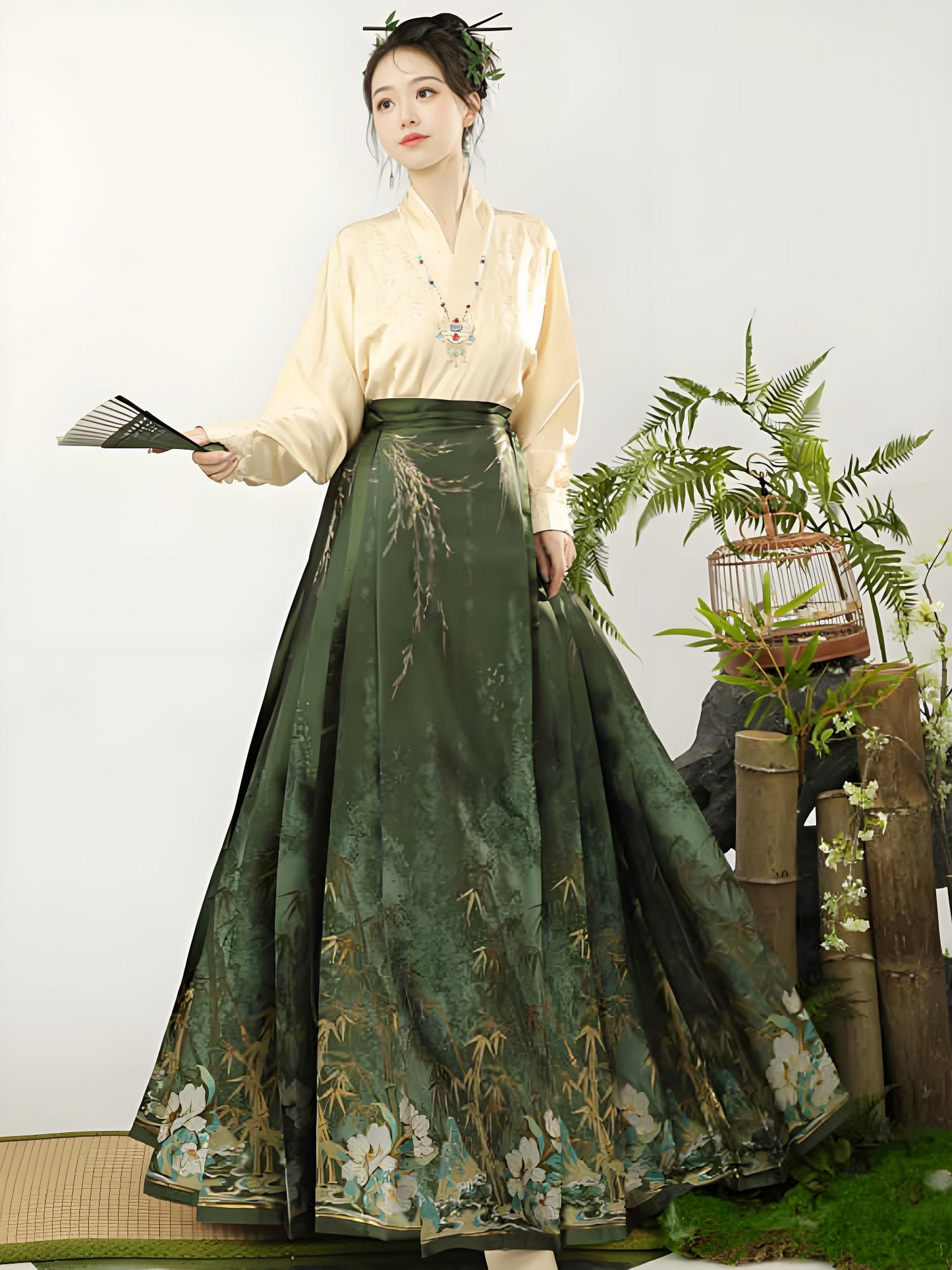 Green Horse Face Skirt