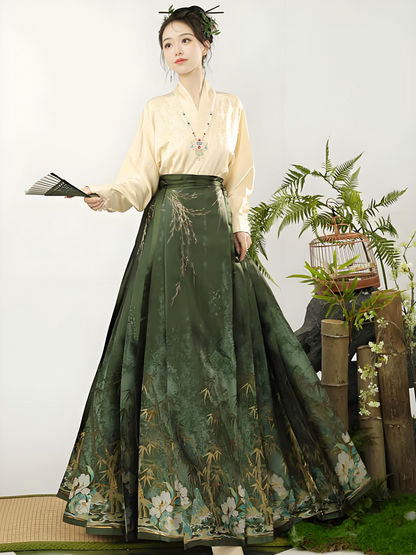 Green Horse Face Skirt