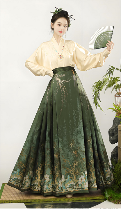 Green Horse Face Skirt