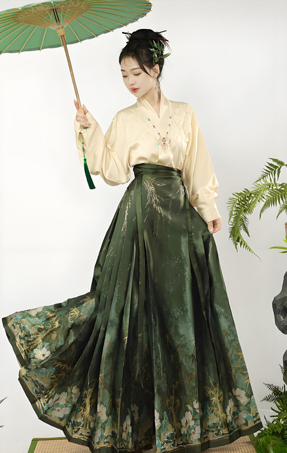 Green Horse Face Skirt