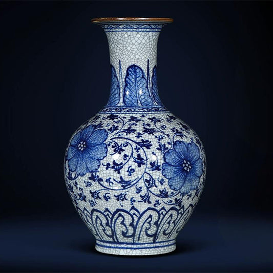 Blue And White Porcelain Vase