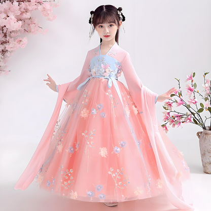 Children's Pink Hanfu
