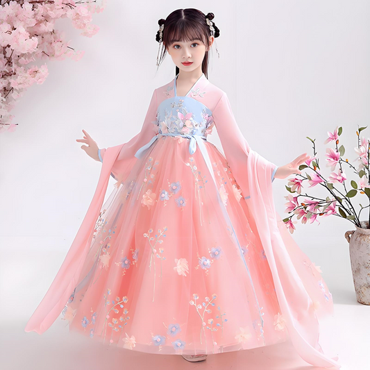 Children's Pink Hanfu
