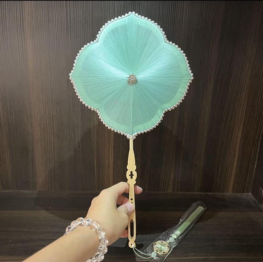 Handcrafted Mulberry Silk Fan (Free Shipping)