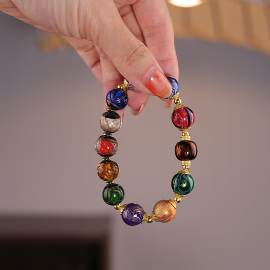 Gelang kaca abu-abu harum