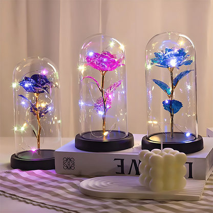 Mother's Day Rose Gift  Galaxy Rose Eternal Crystal Flower