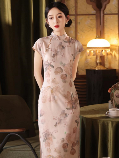 New Chinese Style Slim Fit Summer Qipao