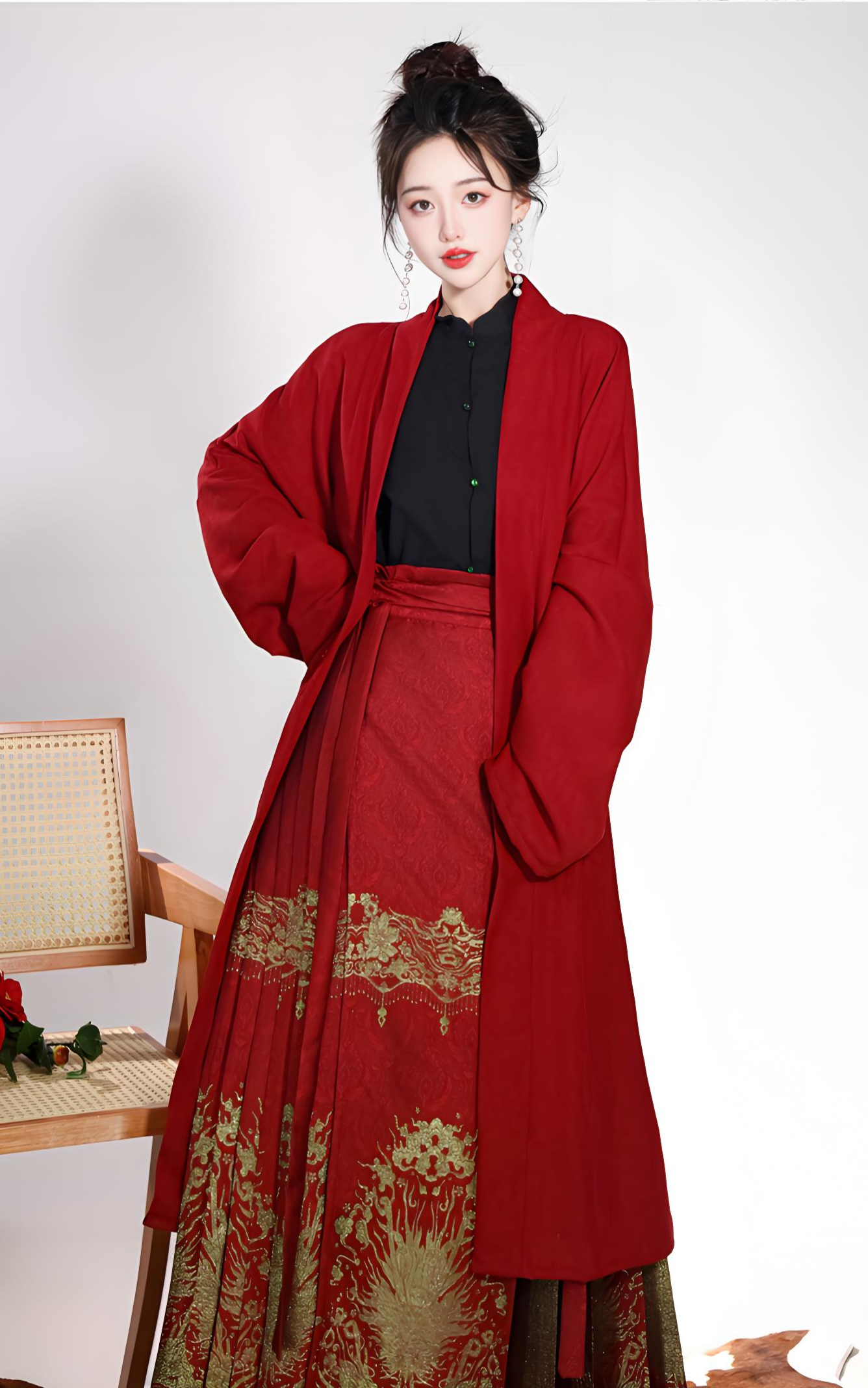 Red Horse Face Skirt