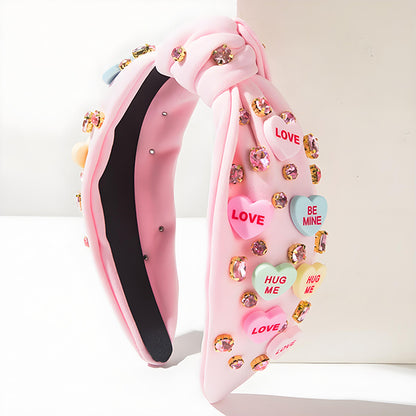 Valentine's Day letter headband