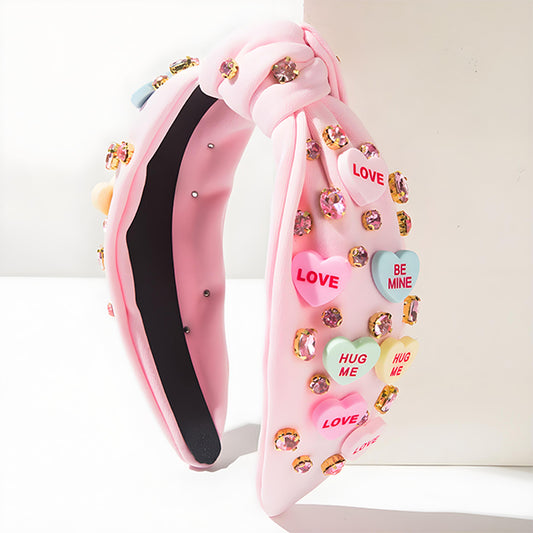 Valentine's Day letter headband