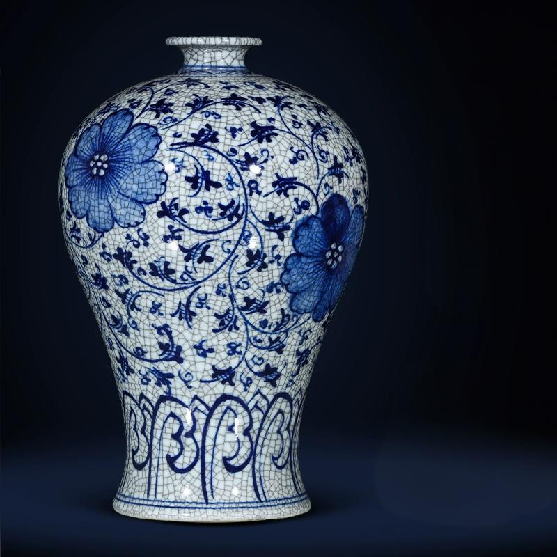 blue and white porcelain vase